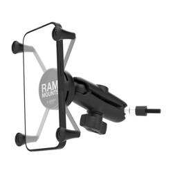Большое крепление для телефона RAM® X-Grip® с поручнем, основание на болте M6