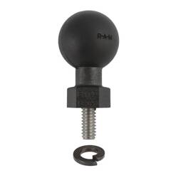 RAM® Tough-Ball™ с резьбовой шпилькой 1/4–20 x 0,50 дюйма и стопорной шайбой