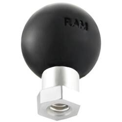 Шаровой адаптер RAM® с резьбовым отверстием 1/4–20 дюймов и шестигранной стойкой — размер B