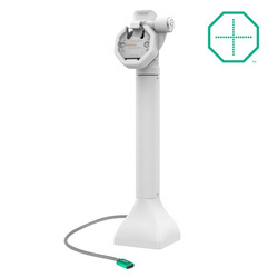 GDS® Uni-Conn™ Powered 14" Locking Pedestal Dock with USB-C - серый