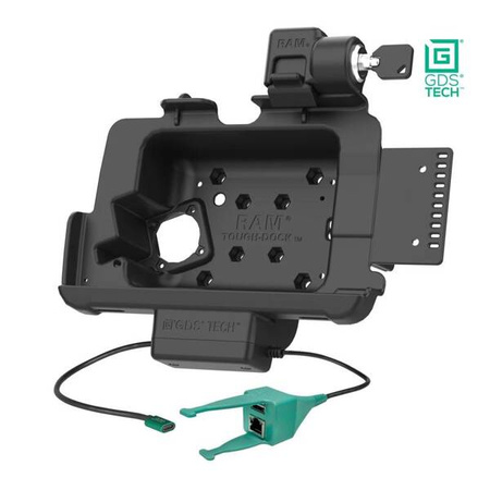 Запирающаяся док-станция GDS® + USB-A и RJ45 для Zebra ET4x 8" с IntelliSkin®