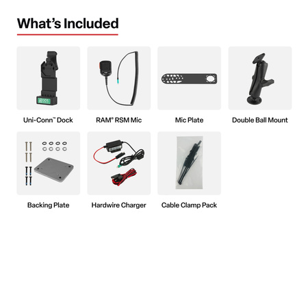 GDS® Uni-Conn™ PTT Remote Speaker Mic Bundle for Kodiak