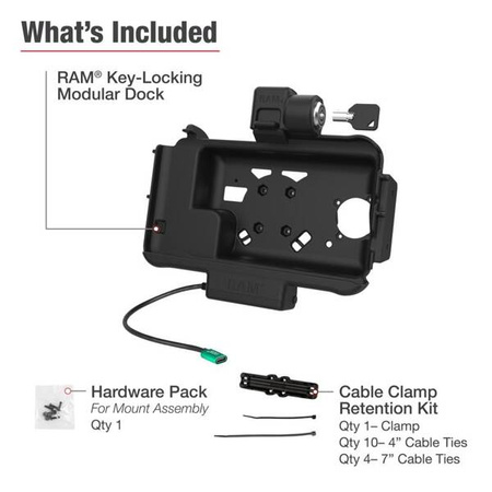 RAM® Locking Modular USB-C Powered Dock для Samsung Tab Active5 и 3