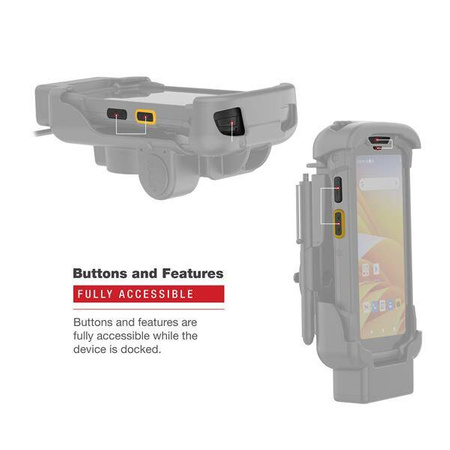 Док-станция RAM® Form-Fit с электроприводом для Zebra TC73 и TC78