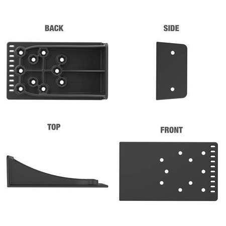Большой боковой кронштейн RAM® для автомобильных док-станций