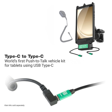 GDS® Uni-Conn™ Klein VALOR PTT Vehicle Bundle для Samsung Tab A9