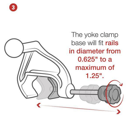 Подставка RAM® EZ-Roll'r™ с зажимом для Apple iPad mini 6