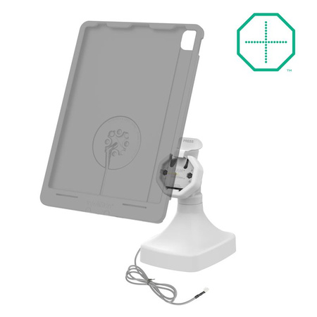 GDS® Uni-Conn™ Powered Tilt & Swivel Dock с PoE + Data - серый