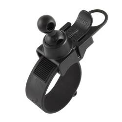 Крепление на рейку RAM® EZ-Strap™ с коротким переходником RAM® на двойную шаровую опору Garmin