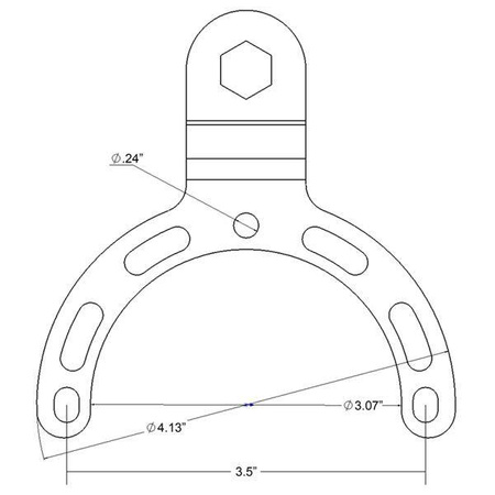 Большое крепление для телефона RAM® X-Grip® с небольшой подставкой для бензобака
