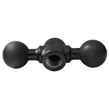 Двойной шариковый адаптер RAM® с резьбовым отверстием 1/2 дюйма NPT