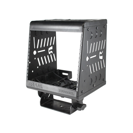 Консоль RAM® Tough-Box™ 9" с 7-дюймовой лицевой панелью и стойкой для радиоприемника