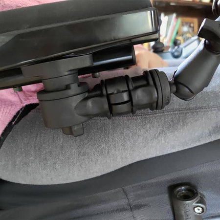 Крепление для телефона RAM® для подлокотников для инвалидных колясок с быстросъемным и поворотным механизмом