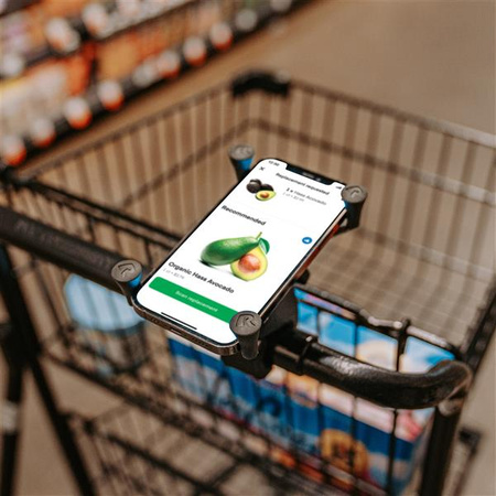 Большое крепление для телефона RAM® X-Grip® с низкопрофильным средним зажимом Tough-Claw™