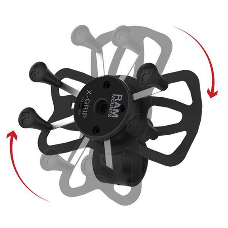 Крепление для телефона RAM® X-Grip® с основанием руля RAM® Tough-Strap™