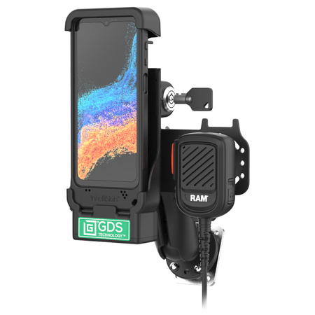 GDS® Locking PTT Speaker Mic Kit for XCover7 Pro/6 Pro - ESChat &amp; Zello