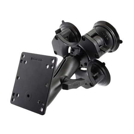 Тройное крепление на присоске RAM® Twist-Lock™ с пластиной VESA 100x100 мм — средний размер