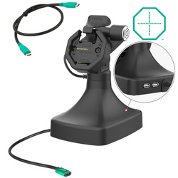 GDS® Uni-Conn™ Powered Locking Tilt &amp; Swivel Dock с USB-C + Data
