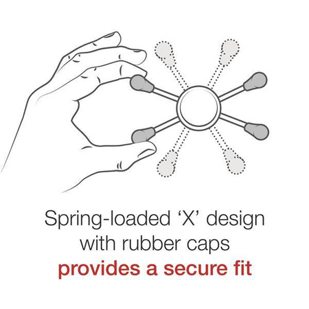Большое крепление для телефона RAM® X-Grip® с основанием руля RAM® Tough-Strap™