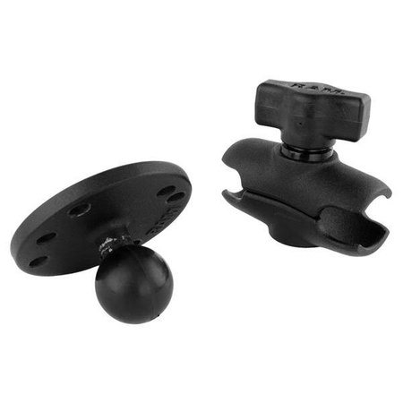 Кронштейн RAM® с двойной головкой и круглой пластиной — размер B, короткий