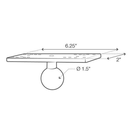 Универсальный морской электронный шарик RAM® — размер C