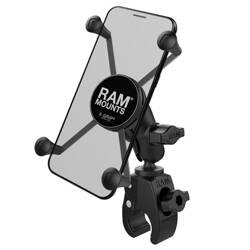 Большое крепление для телефона RAM® X-Grip® с малым зажимным основанием Tough-Claw™ — короткое