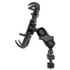 Крепление для телефона RAM® Quick-Grip™ с основанием на U-образном болте на руле — короткое