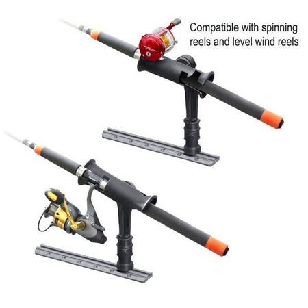 Держатель стержня RAM® Tube Jr.™ с гусеничным основанием RAM® Adapt-A-Post™ — стойка 4 дюйма