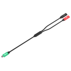 Кабель RAM® Y-Split с 1 мужским и 2 женскими разъемами USB-C