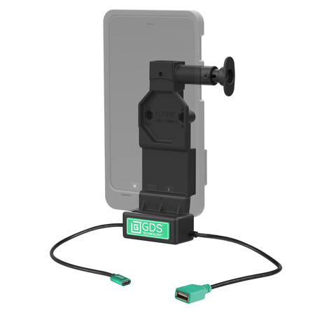 GDS® Uni-Conn™ Dock + один USB-A с кнопкой разблокировки