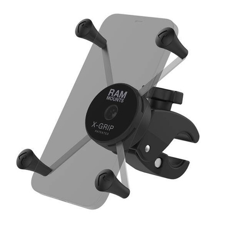 Большое крепление для телефона RAM® X-Grip® с низкопрофильным маленьким зажимом Tough-Claw™