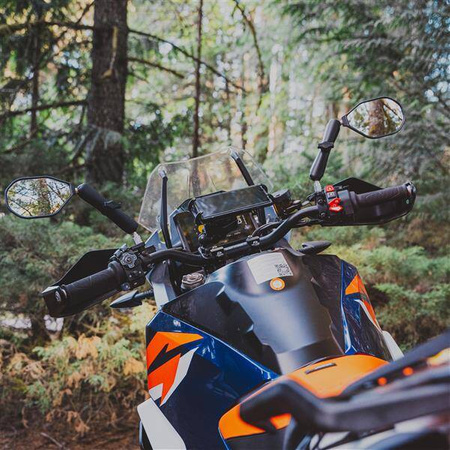 Комплект RAM® Tough-Mirror™ с основаниями M10-1,25 + реверсивный адаптер — длинный кронштейн