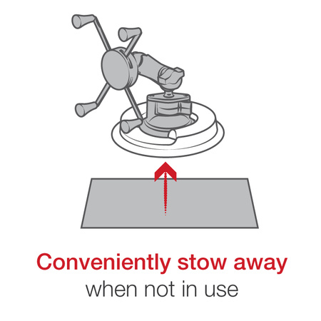 Портативная фрикционная база для приборной панели RAM®