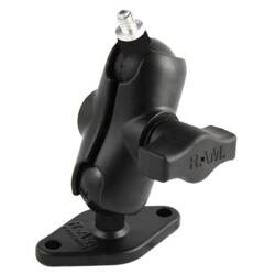 Двойное шаровое крепление RAM® с алмазной пластиной и шпилькой 1/4"-20 — короткое