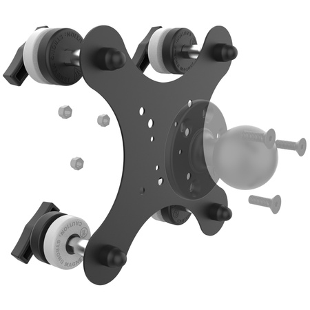 RAM® Tough-Mag™ 48MM 4-точечная поворотная магнитная монтажная база