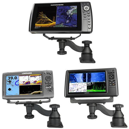 Горизонтальное 6-дюймовое поворотное крепление RAM® для эхолотов и плоттеров