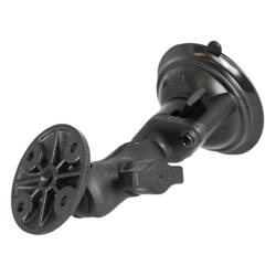 Композитное крепление на присоске RAM® Twist-Lock™ с круглой пластиной — короткое