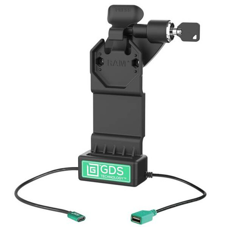 GDS® Uni-Conn™ Правая блокировка питания + одиночная док-станция USB-A