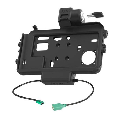 RAM® Низкопрофильная блокировка питания + док-станция с одним USB для Tab Active5 и 3