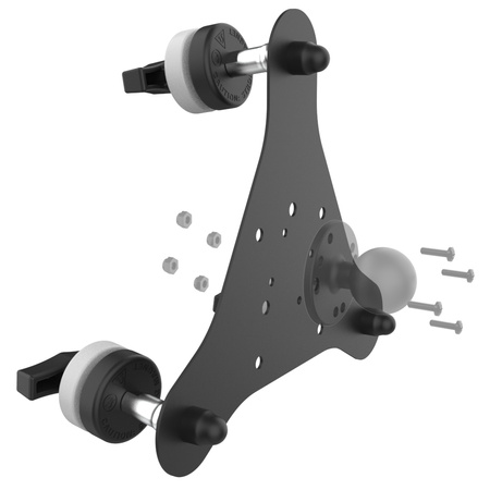 RAM® Tough-Mag™ 48MM 3-точечная поворотная магнитная монтажная база