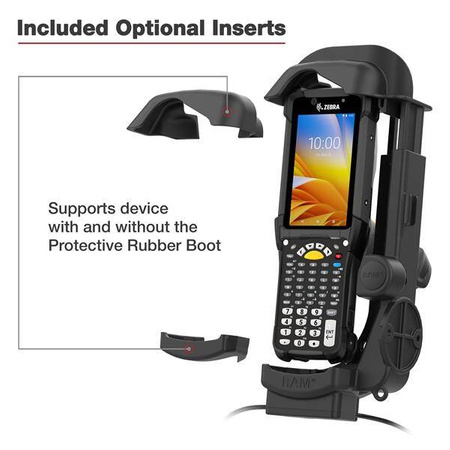 Док-станция с питанием от RAM® + один порт USB-A для Zebra MC9400 и MC9300