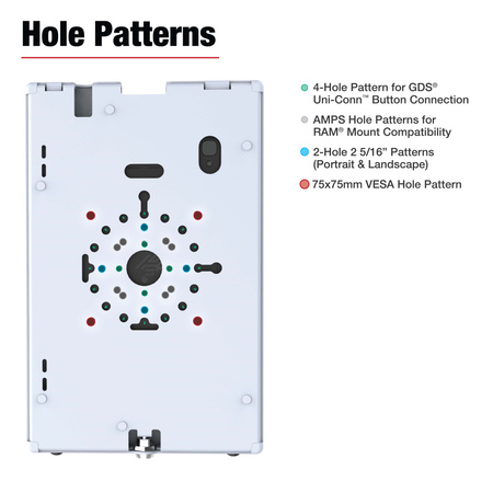 RAM® Safe-Case™ для планшета Zebra ET4x 8" - серый