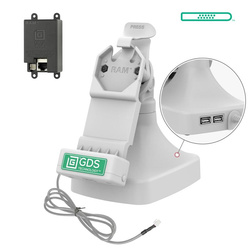 Наклонно-поворотная док-станция GDS® Uni-Conn™ с PoE + Data - серый