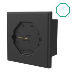 Низкопрофильная настенная док-станция GDS® Uni-Conn™ с питанием и PoE (европейские розетки)