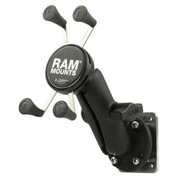 Крепление для телефона RAM® X-Grip® с просверленным основанием и опорной пластиной