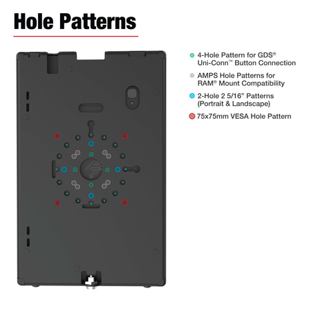 RAM® Safe-Case™ для 8-дюймового планшета Zebra ET4x