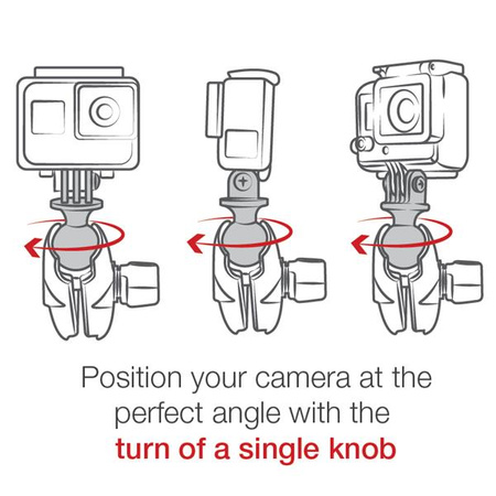 Адаптер для стойки RAM® Tele-Mount™ с адаптером для экшн-камеры