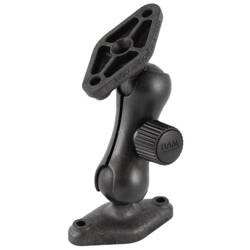 Низкопрофильное композитное двойное шаровое крепление RAM® с двумя алмазными пластинами