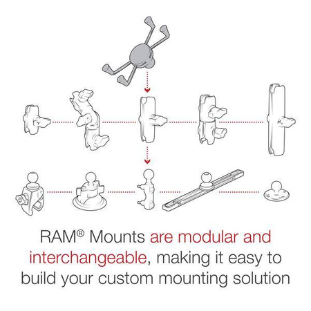 Большой держатель для телефона RAM® X-Grip® с шариком — размер B