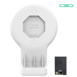 Настенная док-станция GDS® Uni-Conn™ с магнитным приемником и PoE - серый